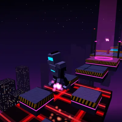 Neon Sky Obby game