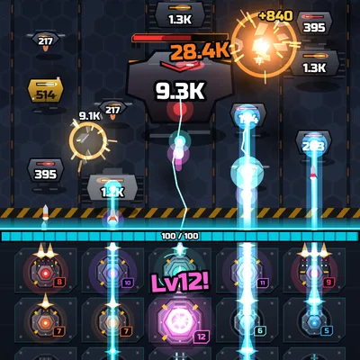 Merge Turrets game